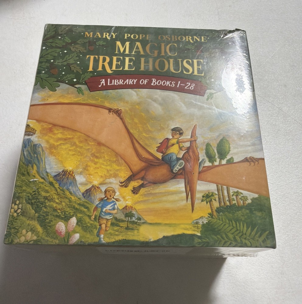 Magic Tree House Books 1-28 Boxed Set by Mary Pope Osborne New Wrapped Sealed