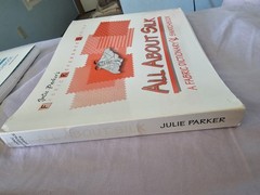 All About Wool /Cotten /Silk by Julie Parker Paperback 3 Book Set All SwatchesVG