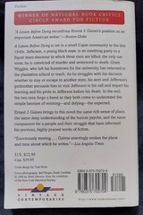 A Lesson Before Dying by Ernest J Gaines Paperback Book