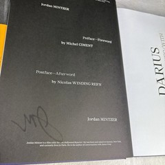 SIGNED! Conversations with Darius Khondji by Jordan Mintzer Cinematography Book