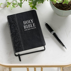 KJV Holy Bible, Compact Large Print Faux Leather Red Letter Edition – Ribbon Mar