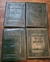 100 yr Old Antique Little Leather Library Books 1920’s Redcroft Pick Your Title