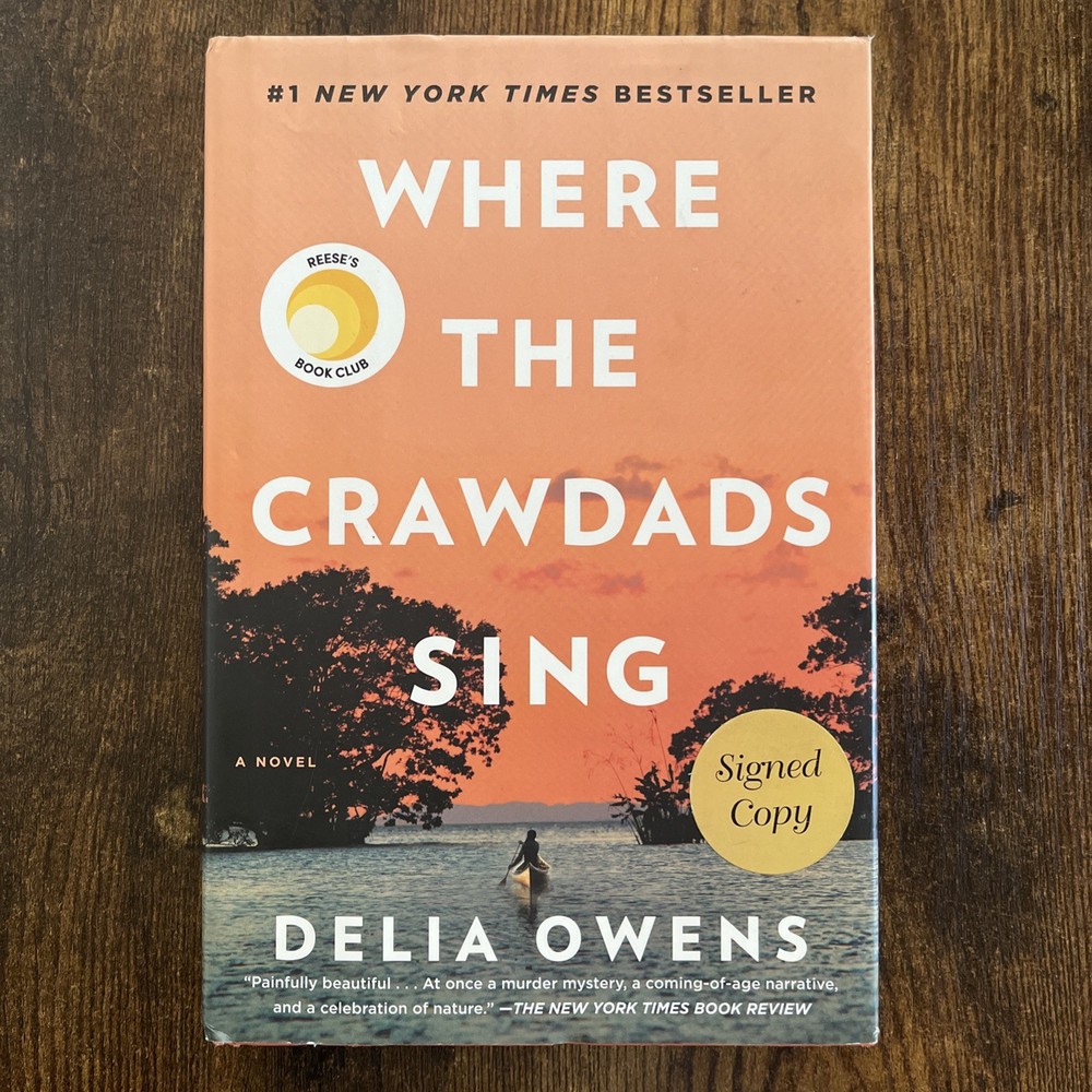 Beautiful SIGNED Copy Of „Where The Crawdads Sing” By Delia Owens