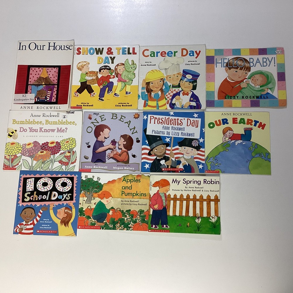 Anne Rockwell Preschool Kindergarten 1st Grade Picture Children’s 11 Book Lot