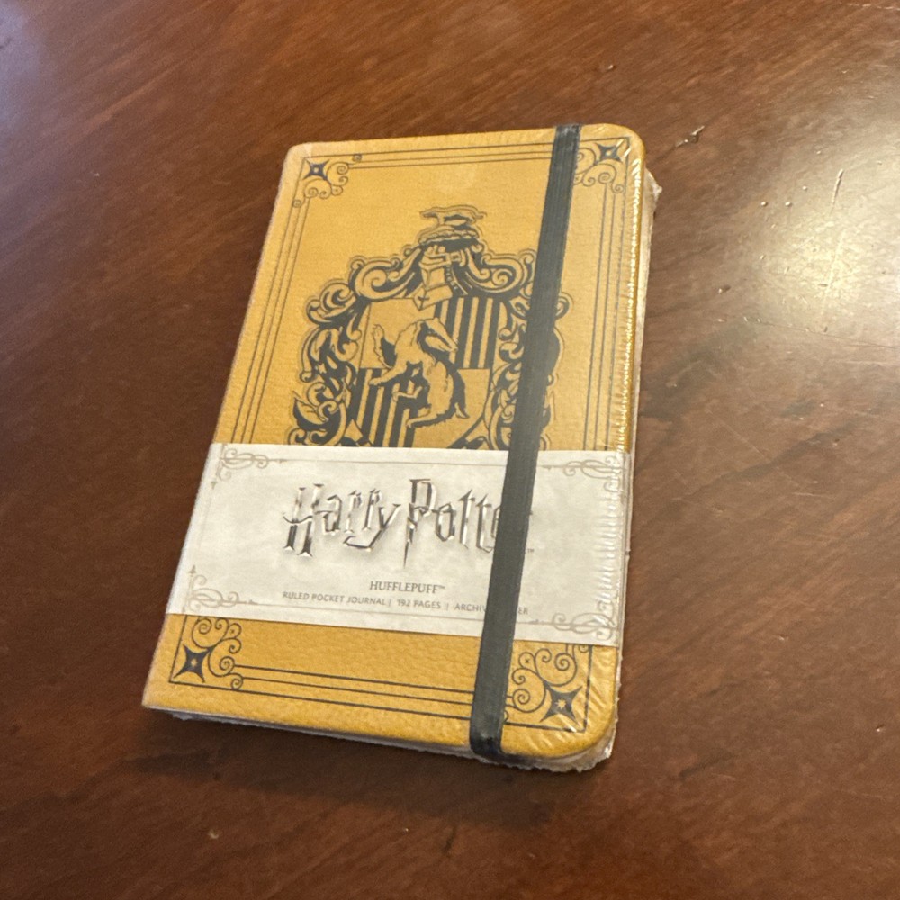 NEW SEALED Harry Potter: Hufflepuff Ruled Pocket Journal Format: General/trade