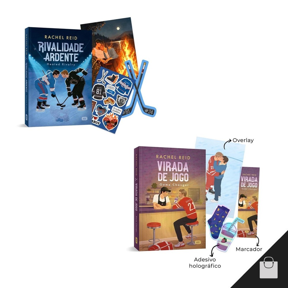 Heated Rivalry + Game Changer Book Set Rachel Reid Exclusive Limited Brazil Ed.