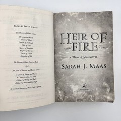 Heir of Fire Sarah J. Maas 2015 Paperback Throne of Glass OOP RARE