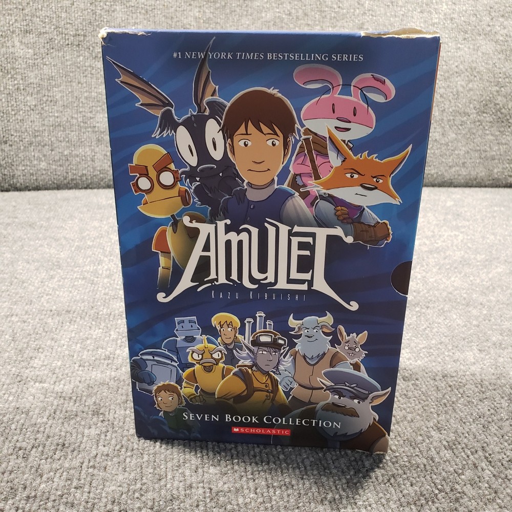 Amulet Box Set Books #1-7 Kazu Kibuishi Collection