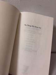 The Things We Never Say by Elizabeth Strout Paperback New Book US