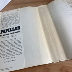 Papillon by Henri Charriere Hardcover 1970 Dust Jacket 434 Pages