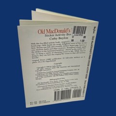 Vintage 1996 Old MacDonalds Farm Dover Little Sticker Activity Book Cathy Beylon