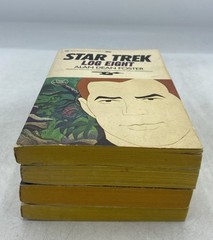 Star Trek TOS Ballantine Books, Alan Dean Foster, 1970s Log Books: 2, 3, 6, 8