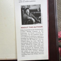 Philip Gerard Creative Nonfiction HC DJ, 1st Ed 1996 Story Press Writing.