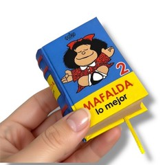 new Mafalda Vol 2 miniature book (2 x 2.6″) in Spanish 430 pgs hardcover comics