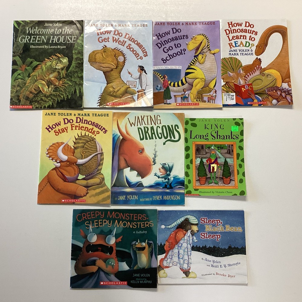 Jane Yolen Mark Teague Dinosaurs Preschool Kindergarten 9 Children’s Book Lot