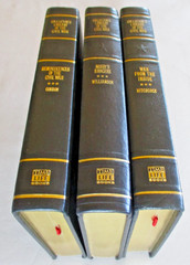 Time Life COLLECTOR’S LIBRARY OF THE CIVIL WAR 3 Volume HC Set LEATHER Nice!