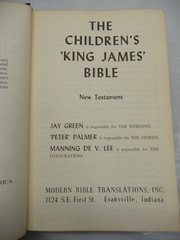 The Children’s King James Bible New Testament 1960 Modern Translation