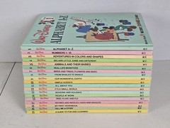 Walt Disney 1983 Fun-To-Learn Library Hardcover Book Set 1-19 Complete VGC