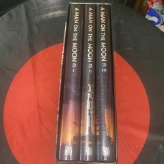 Man on the Moon 🌖 3 Books in Box set (1999, Hard Book) 960 pages *GREAT GIFT*