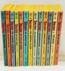 Jon Sharpe lot of 13 different Western paperback books from The Trailsman Series