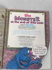 Vintage Sesame Street Hardcover Books Lot of 3 Grover Monster Bert 1972 CTW