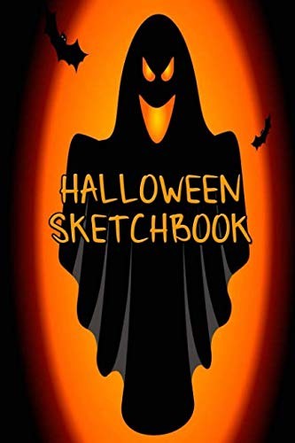 HALLOWEEN SKETCHBOOK: KIDS HALLOWEEN SKETCHBOOK 6″ X 9″ 60 By Noteworthy **NEW**