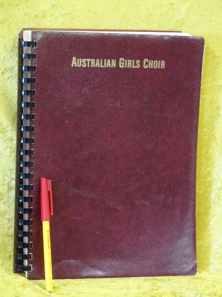 AUSTRALIAN GIRLS CHOIR 493 page 106 songs SHEET MUSIC BOOK Pop Classic Carols ++