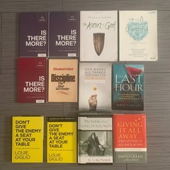 Mega Christian Book Lot of 12 Bible Study Devotional Louie Giglio Shirer Elliot