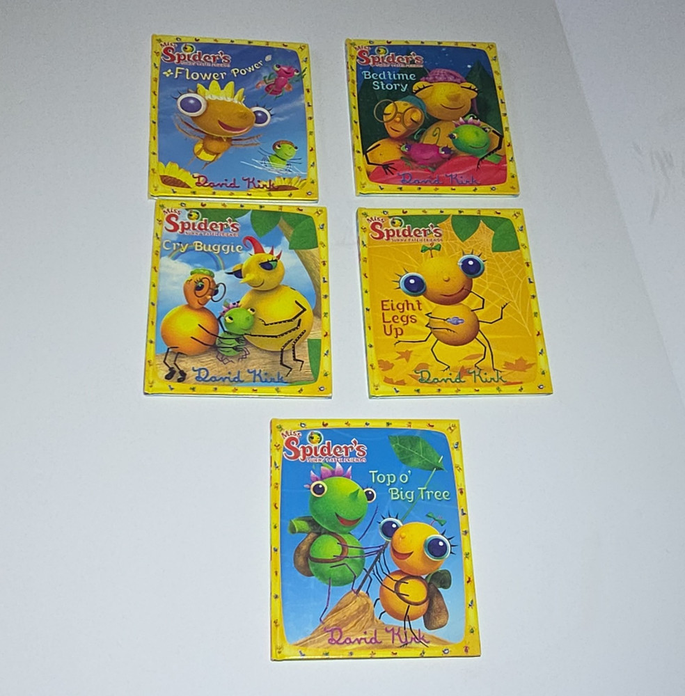 Miss Spider’s Sunny Patch Friends Lot of 5 Picture Books David Kirk Hardcover