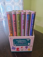 My Classics Collection 6 Hard Cover Books Alice Black Beauty Wizard Oz Etc.