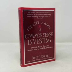 The Little Book of Common Sense – Hardcover, by Bogle John C. – Very Good b