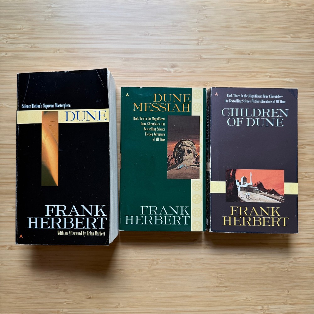 LOT Ace Premium Edition of Dune + Dune Messiah Children of Dune Frank Herbert PB