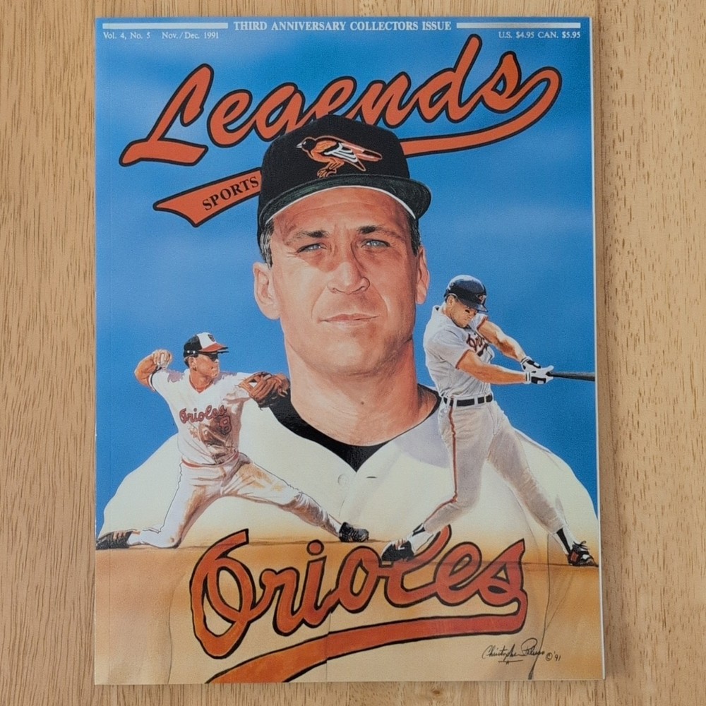 Legends Sports Magazine: Aniv. Ed Vol 4 No 5 Nov/Dec 1991 With Uncut Card Sheet