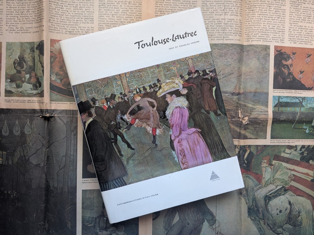 Toulouse-Lautrec Douglas Cooper Harry N. Abrams, Inc. 1956 HC with DJ