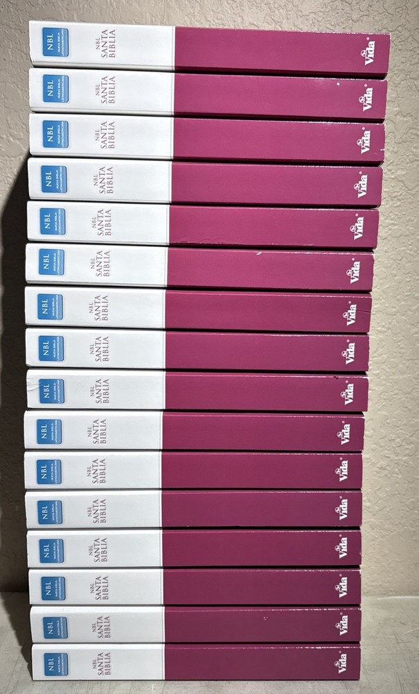 LOT Of 16 NBL SANTA BIBLIA -VIDA (SPANISH) LATINOAMERICANA *Excellent Condition*