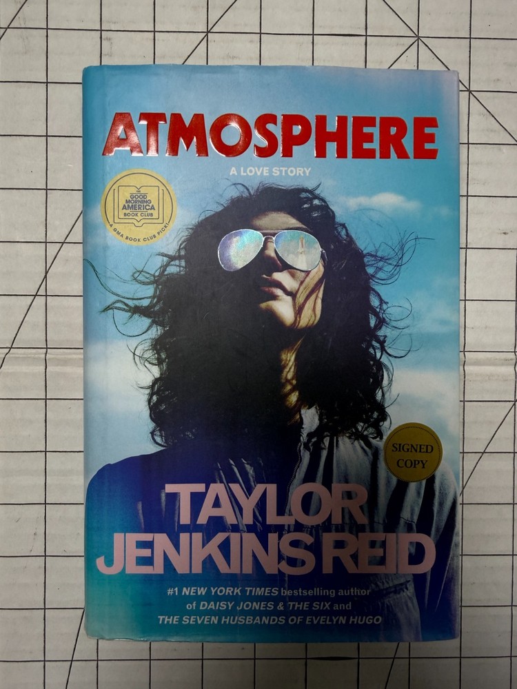 Atmosphere : A Love Story by Taylor Jenkins Reid 2025, HC/DJ SIGNED 1st Edition