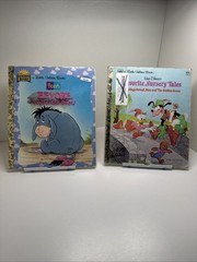 Little Golden Books Lot Of 13 Disney 1970-1990s