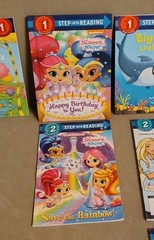 Step Into Reading- 6 Level 1 & 5 Level 2 Readers 11 Book Lot Some with Stickers!