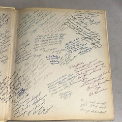 1952 Vintage Yearbook Cardinal Whittier Ca with ephemera