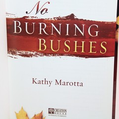 SIGNED No Burning Bushes Discovering God In The Ordinary Hardcover Kathy Marotta