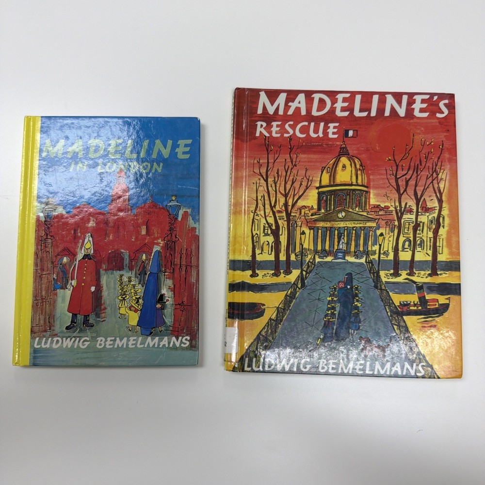 Madeline Book Set 2 Ludwig Bemelmans Madeline Madeline’s Rescue London HC