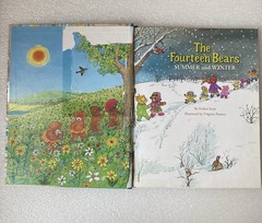 The Fourteen Bears in Summer and Winter By E. Scott-First Golden Classic Edition