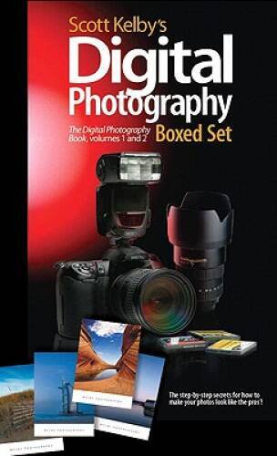 Scott Kelbys Digital Photography Boxed Set, Volumes 1 and 2 (Includes Th – GOOD