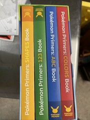 Pokémon Primers: 4 Book Box Set Collection Colors,ABC,123,Shapes