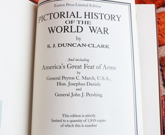 Pictorial History of the World War 1919 S.J. Duncan-Clark W/ Slipcase 103/1919