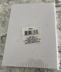 The Holy Bible King James Version Old New Testament White Cover KJV Sealed