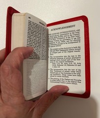 Brand New Gideons Vintage Pocket NIV Bible – New Testament Psalms Proverbs 1985