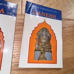 3 Vintage 1996 “Gods & Goddesses of India” Booklets Durga • Ganesh • Hanuma