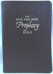 Jack Van Impe Prophecy Bible. 2nd Edition. Burgundy Bonded Leather. Tabs