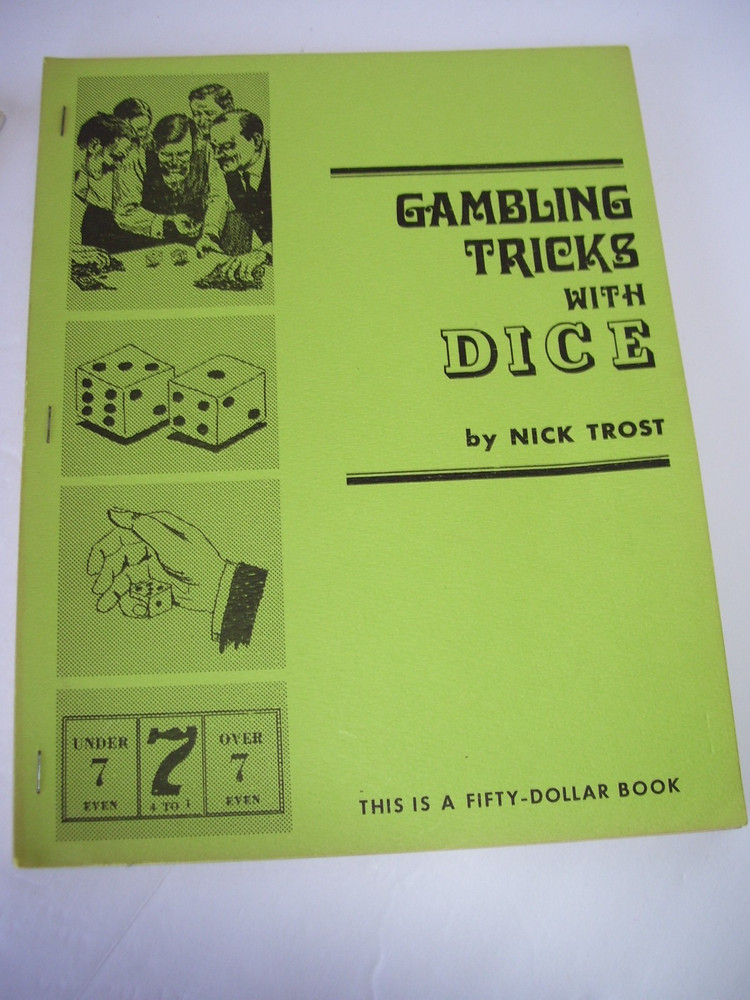 Gambling Tricks with Dice Nick Trost Book 1975 30 pages Free Shipping